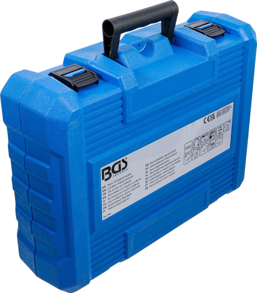 Produktbild BGS Akku Schlagschrauber bürstenlos 1200 Nm 18 V ohne Akku bild 9