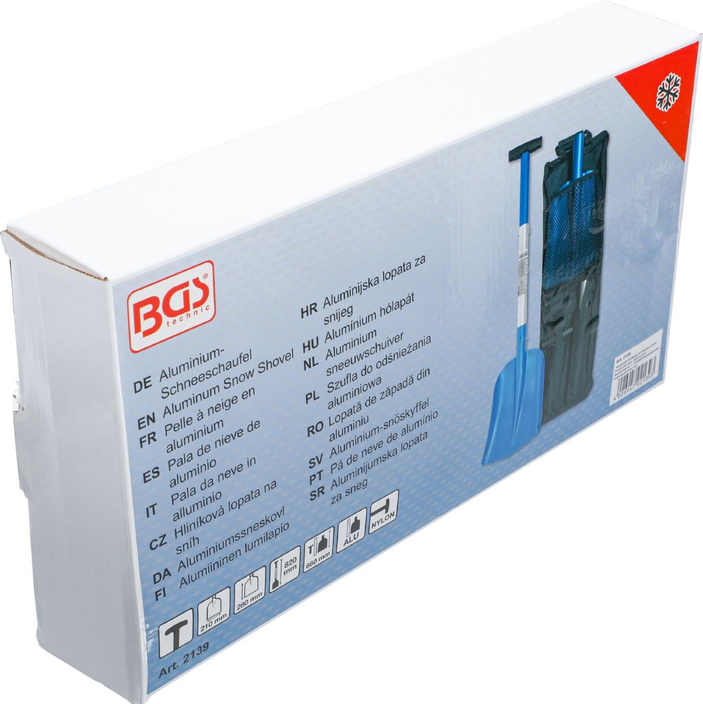 Produktbild Aluminium-Schneeschaufel mit steckbarem Schnellverschluss-Stiel bild 10
