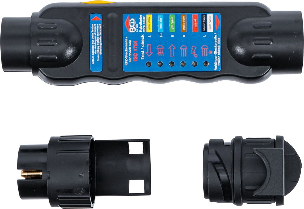 Produktbild BGS Anhänger-, Zugfahrzeug Tester 7-, 13-polig bild 3