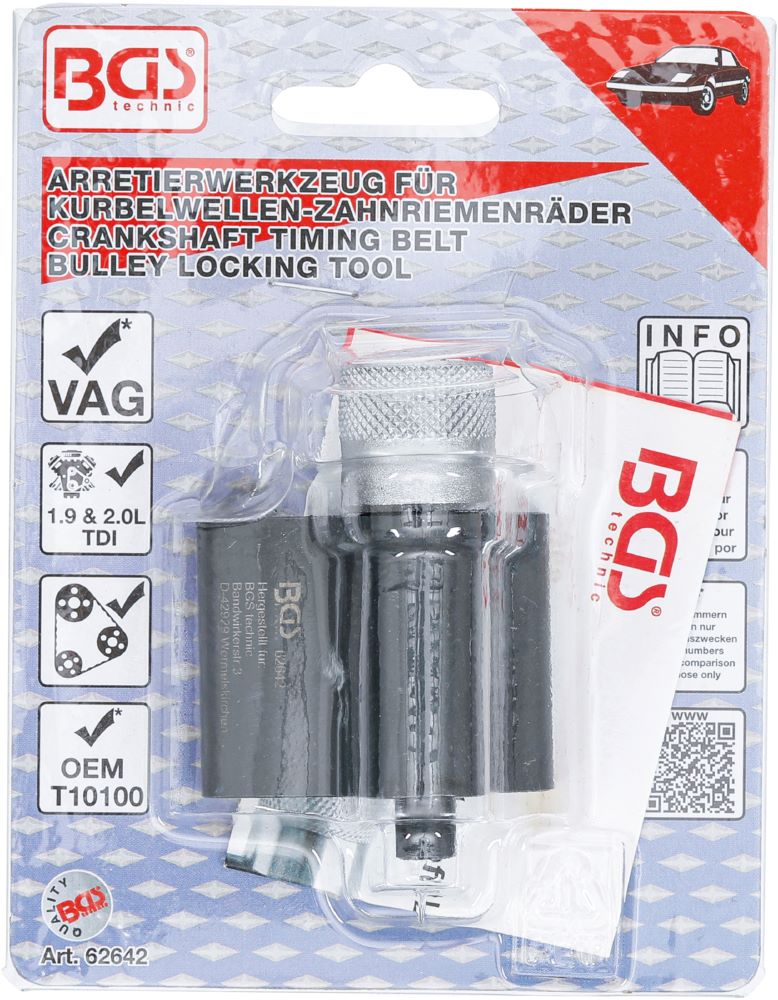 Produktbild BGS Arretierwerkzeug für Kurbelwellen-Zahnriemenräder für VAG bild 2