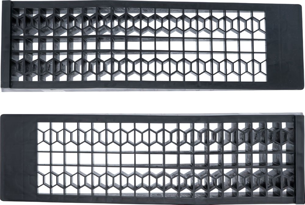 Produktbild Auffahrrampen Satz Kunststoff extra flach Länge 700 mm 2 teilig bild 2
