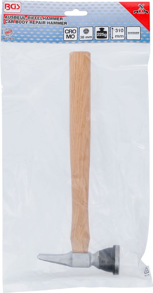 Produktbild BGS Ausbeul Riffelhammer Durchmesser 38 mm 225 g bild 6