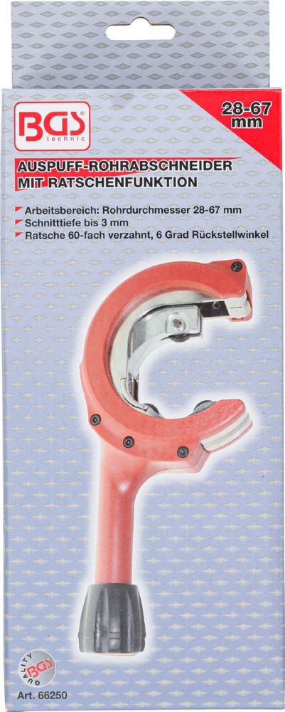 Produktbild BGS Auspuff Rohrabschneider mit Ratschenfunktion 28 - 67 mm bild 5