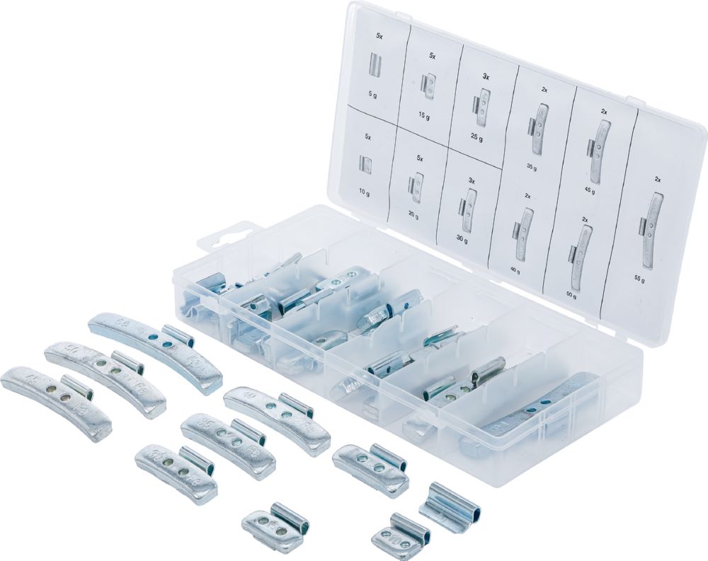 Produktbild BGS Auswuchtgewichte Sortiment 36 teilig