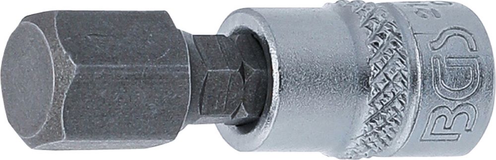 Produktbild BGS Bit Einsatz Innensechskant 10 mm Innenvierkant 6,3 mm 1/4 Zoll