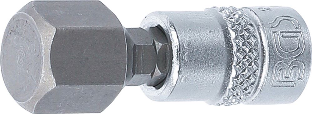 Produktbild BGS Bit Einsatz Innensechskant 12 mm Antrieb Innenvierkant 6,3 mm 1/4 Zoll