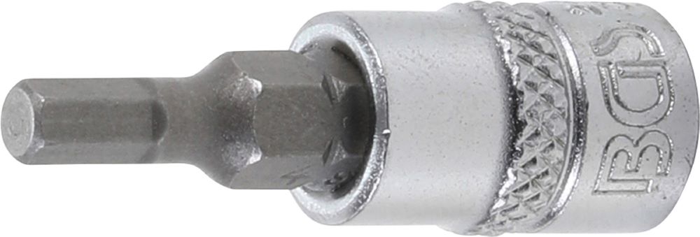 Produktbild BGS Bit Einsatz Innensechskant 4 mm Antrieb Innenvierkant 6,3 mm 1/4 Zoll