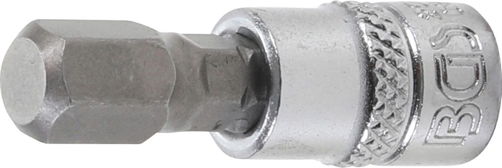 Produktbild BGS Bit Einsatz Innensechskant 8 mm Antrieb Innenvierkant 6,3 mm 1/4 Zoll