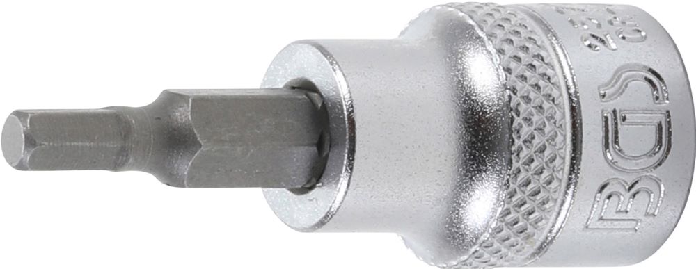 Produktbild BGS Bit Einsatz Innensechskant 4 mm Antrieb Innenvierkant 10 mm 3/8 Zoll