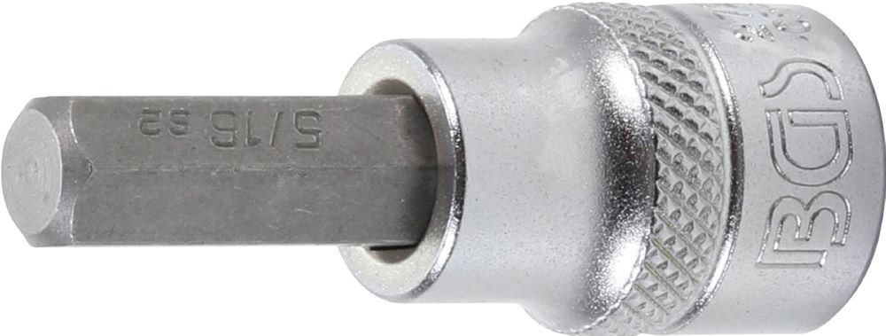 Produktbild BGS Bit Einsatz Innensechskant 5/16 Zoll Antrieb Innenvierkant 10 mm 3/8 Zoll