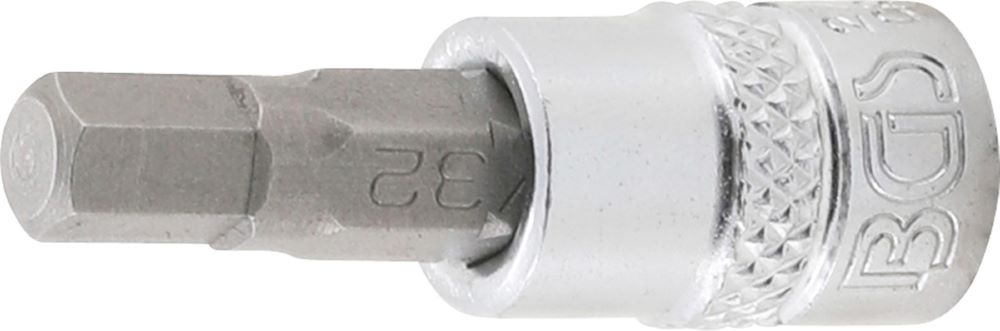 Produktbild BGS Bit Einsatz Innensechskant 7/32 Zoll Antrieb Innenvierkant 6,3 mm 1/4 Zoll