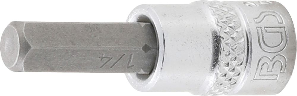 Produktbild BGS Bit Einsatz Innensechskant 1/4 Zoll Antrieb Innenvierkant 6,3 mm 1/4 Zoll