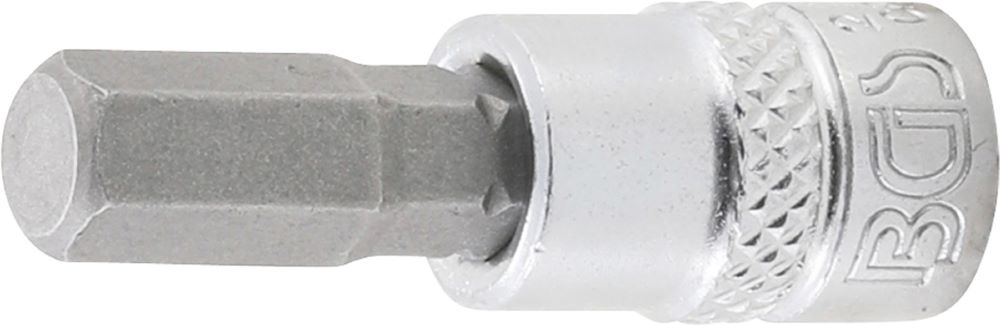 Produktbild BGS Bit Einsatz Innensechskant 9/32 Zoll Antrieb Innenvierkant 6,3 mm 1/4 Zoll