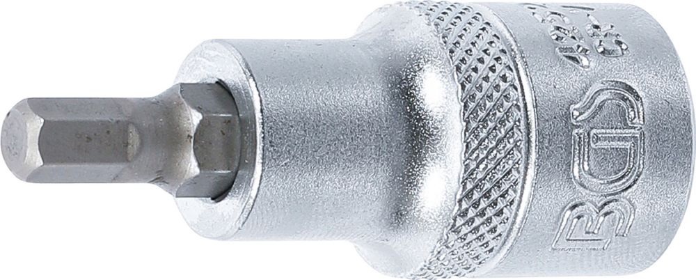 Produktbild BGS Bit Einsatz Innensechskant 6 mm Antrieb Innenvierkant 12,5 mm 1/2 Zoll