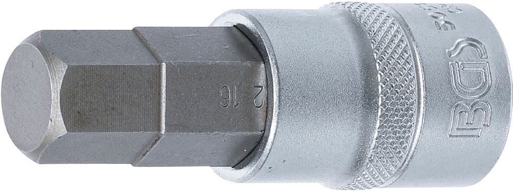 Produktbild BGS Bit Einsatz Innensechskant 16 mm Antrieb Innenvierkant 12,5 mm 1/2 Zoll