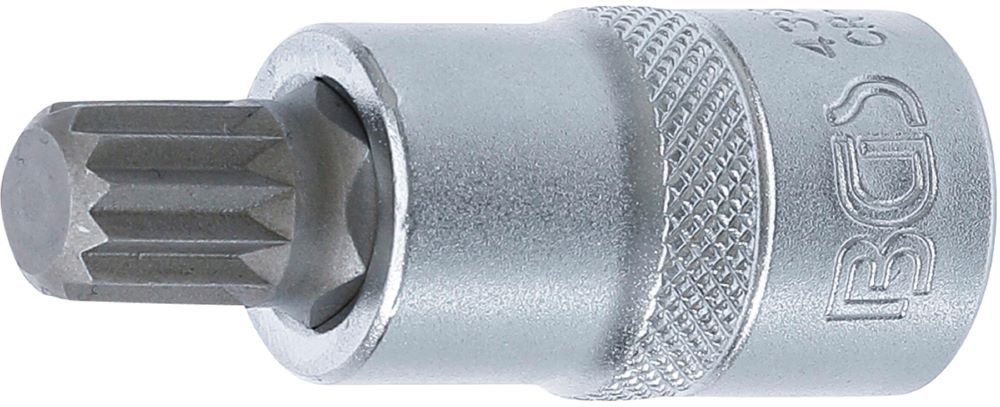 Produktbild BGS Bit Einsatz Innenvielzahn M12 Antrieb Innenvierkant 12,5 mm 1/2 Zoll