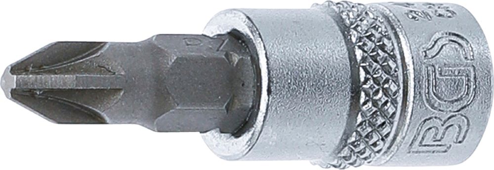 Produktbild BGS Bit Einsatz Kreuzschlitz PZ2 Antrieb Innenvierkant 6,3 mm 1/4 Zoll