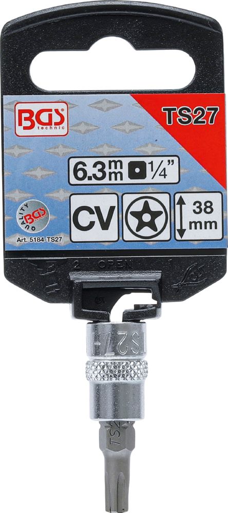 Produktbild Bit Einsatz TS Plus TS27 Antrieb Innenvierkant 6,3 mm 1/4 Zoll bild 2