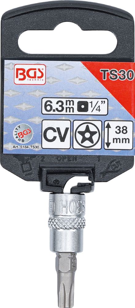 Produktbild Bit Einsatz TS Plus TS30 Antrieb Innenvierkant 6,3 mm 1/4 Zoll bild 2