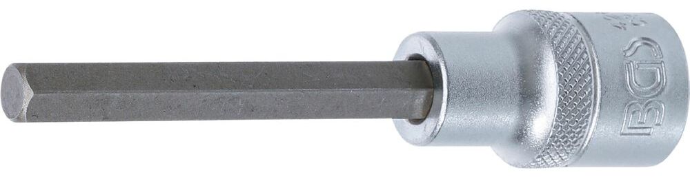 Produktbild BGS Bit Einsatz Innensechskant 8 Länge 100 mm Antrieb Innenvierkant 12,5 mm 1/2 Zoll