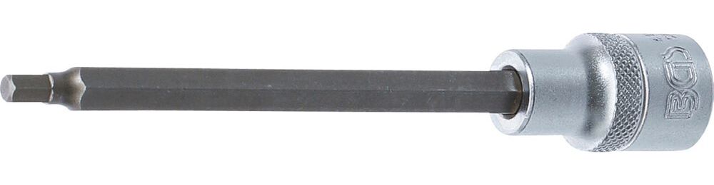 Produktbild BGS Bit Einsatz Innensechskant 5 mm Länge 140 mm Antrieb Innenvierkant 12,5 mm