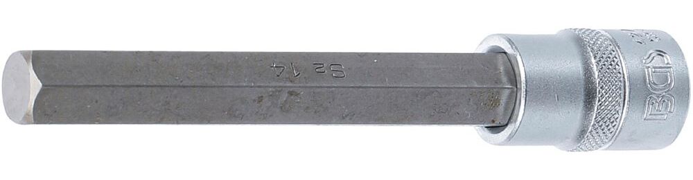 Produktbild BGS Bit Einsatz Innensechskant 14 mm Länge 140 mm Antrieb Innenvierkant 12,5 mm