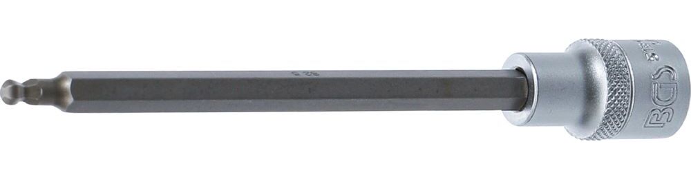 Produktbild BGS Bit Einsatz Innensechskant 5 mm Länge 160 mm Antrieb Innenvierkant 12,5 mm
