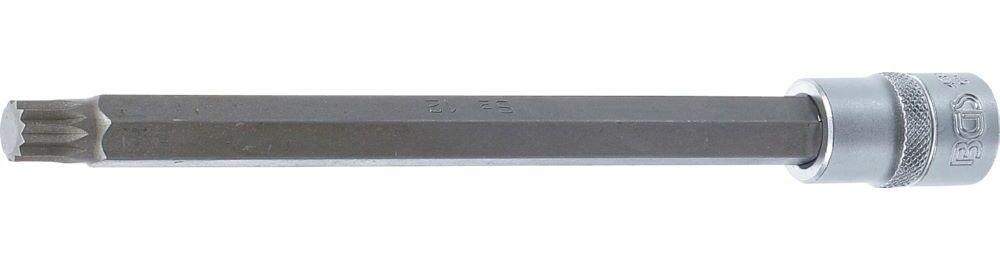Produktbild BGS Bit Einsatz Innenvielzahn M12 Länge 200 mm Antrieb Innenvierkant 12,5 mm