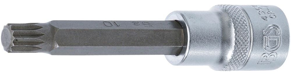 Produktbild BGS Bit Einsatz Innenvielzahn M10 Länge 100 mm Antrieb Innenvierkant 12,5 mm