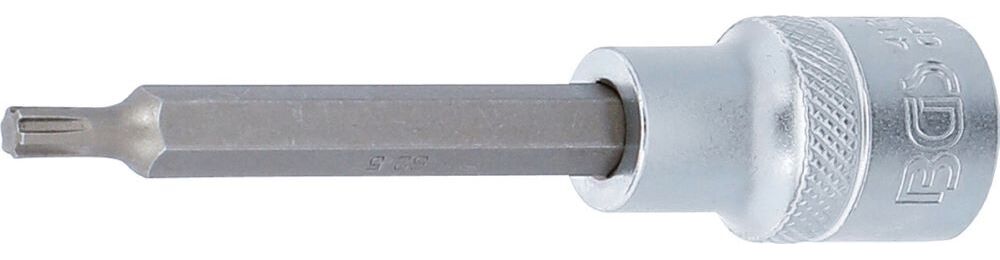 Produktbild BGS Bit Einsatz Keil Profil M5 Länge 100 mm Antrieb Innenvierkant 12,5 mm 1/2 Zoll