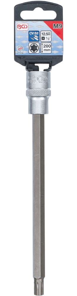 Produktbild Bit Einsatz Keil-Profil M9 Länge 200 mm Antrieb Innenvierkant 12,5 mm 1/2 Zoll bild 2