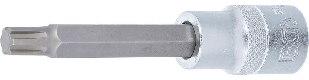 Produktbild BGS Bit Einsatz Keil Profil M9 Länge 100 mm Antrieb Innenvierkant 12,5 mm 1/2 Zoll