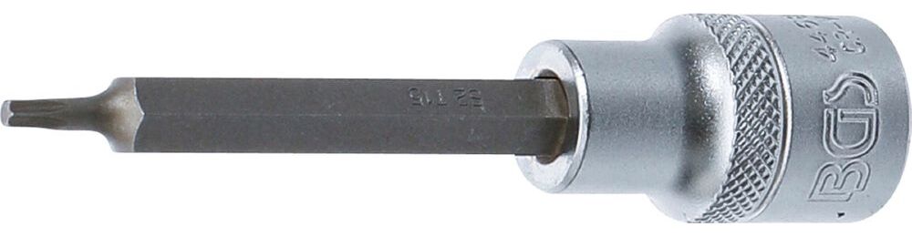 Produktbild BGS Bit Einsatz T15 Länge 100 mm Antrieb Innenvierkant 12,5 mm 1/2 Zoll