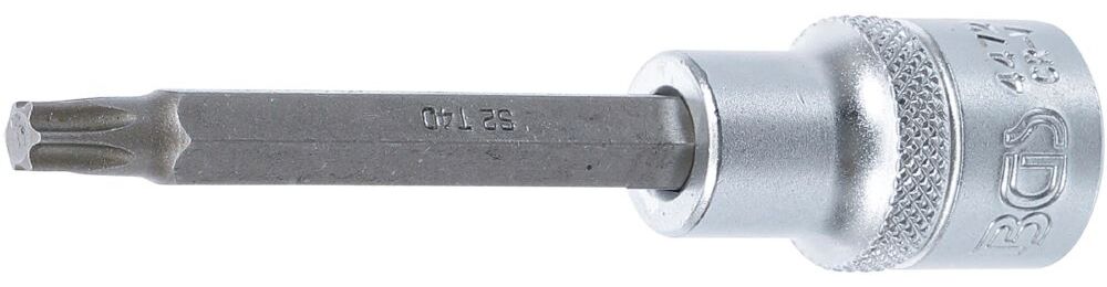 Produktbild BGS Bit Einsatz T40 Länge 100 mm Antrieb Innenvierkant 12,5 mm 1/2 Zoll