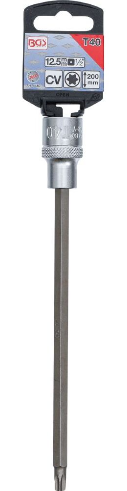 Produktbild Bit Einsatz T40 Länge 200 mm Antrieb Innenvierkant 12,5 mm 1/2 Zoll bild 2