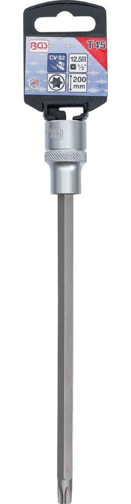 Produktbild Bit Einsatz T45 Länge 200 mm Antrieb Innenvierkant 12,5 mm 1/2 Zoll bild 2