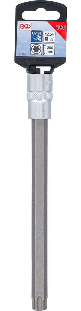 Produktbild Bit Einsatz T60 Länge 200 mm Antrieb Innenvierkant 12,5 mm 1/2 Zoll bild 2