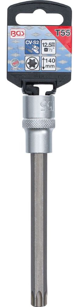 Produktbild Bit Einsatz T55 Länge 140 mm Antrieb Innenvierkant 12,5 mm 1/2 Zoll bild 2