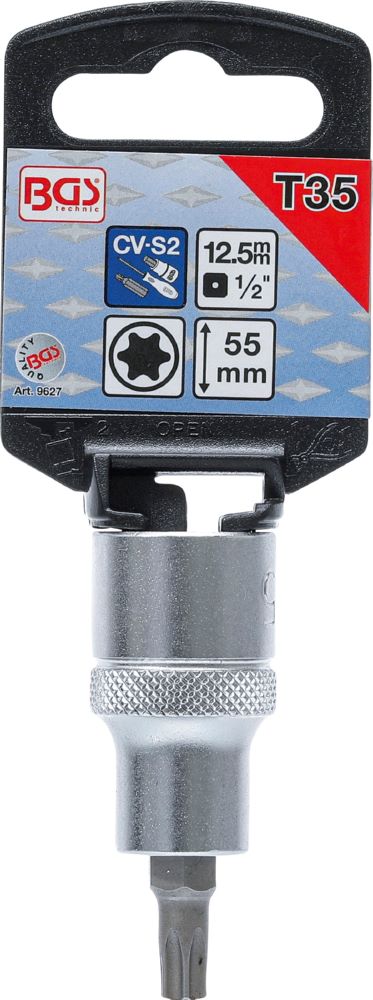 Produktbild Bit Einsatz T35 Länge 55 mm Antrieb Innenvierkant 12,5 mm 1/2 Zoll bild 2