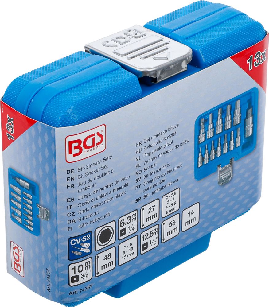 Produktbild Bit Einsatz Satz Innensechskant 2 - 14 mm 13 teilig bild 6