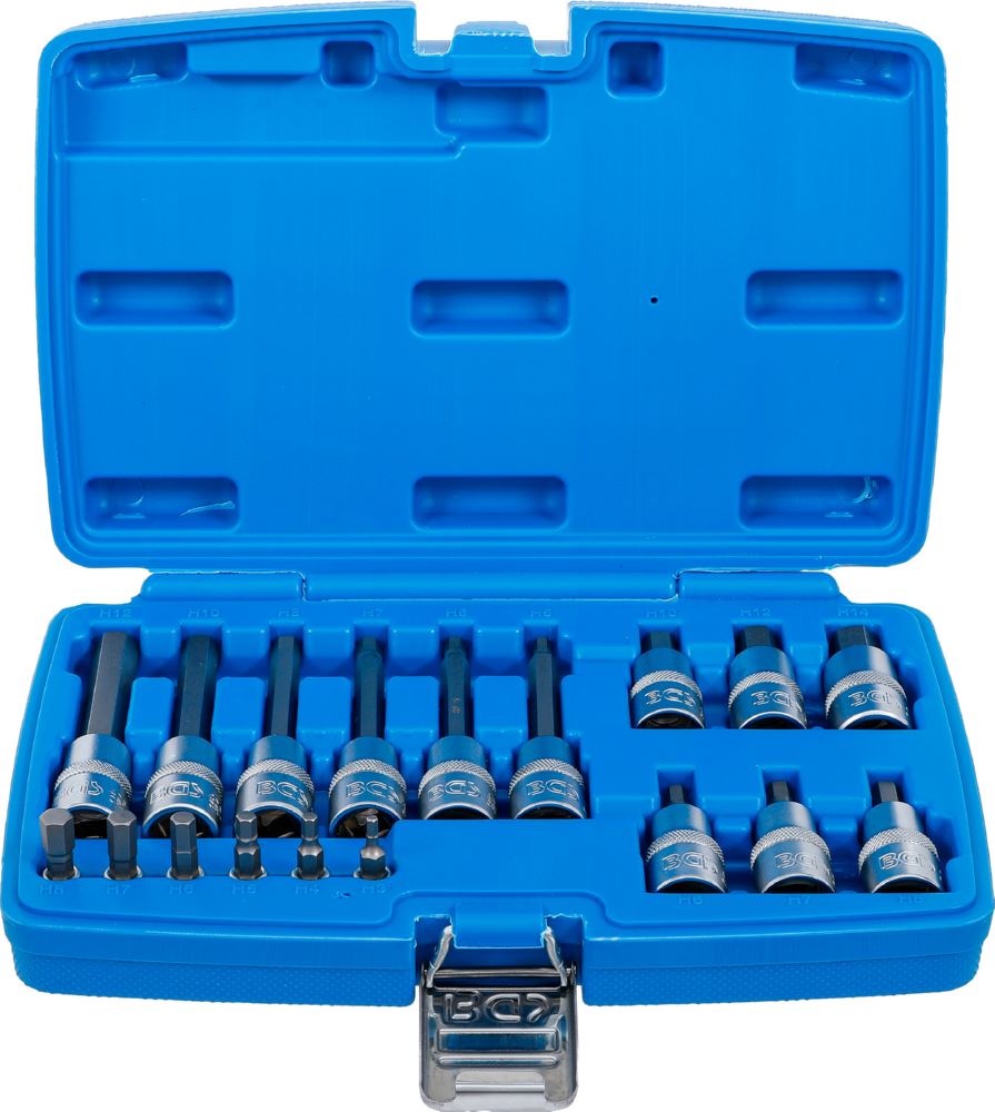 Produktbild BGS Bit Einsatz Satz Antrieb Innensechskant 18 teilig