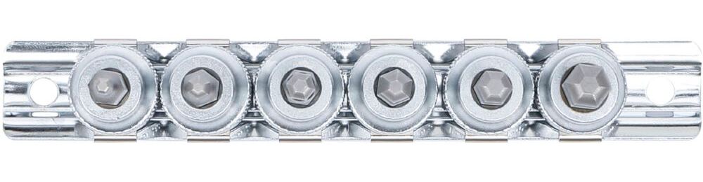 Produktbild Bit Einsatz Satz Innensechskant Kugelkopf 6 teilig Antrieb Innenvierkant 10 mm bild 3