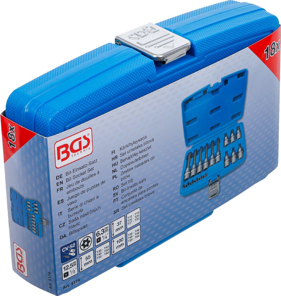 Produktbild Bit Einsatz Satz Torx mit Bohrung 18 teilig bild 6