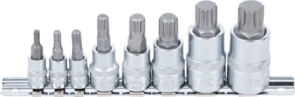 Produktbild BGS Bit Einsatz Satz Innenvielzahn M4 - M16 8 teilig