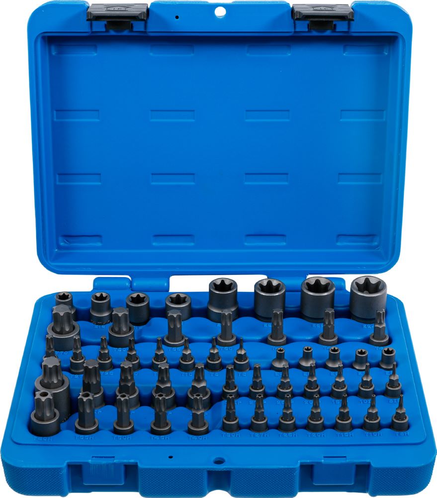 Produktbild BGS BitEinsatz und Steckschlüssel Einsatz Satz 52 teilig Torx