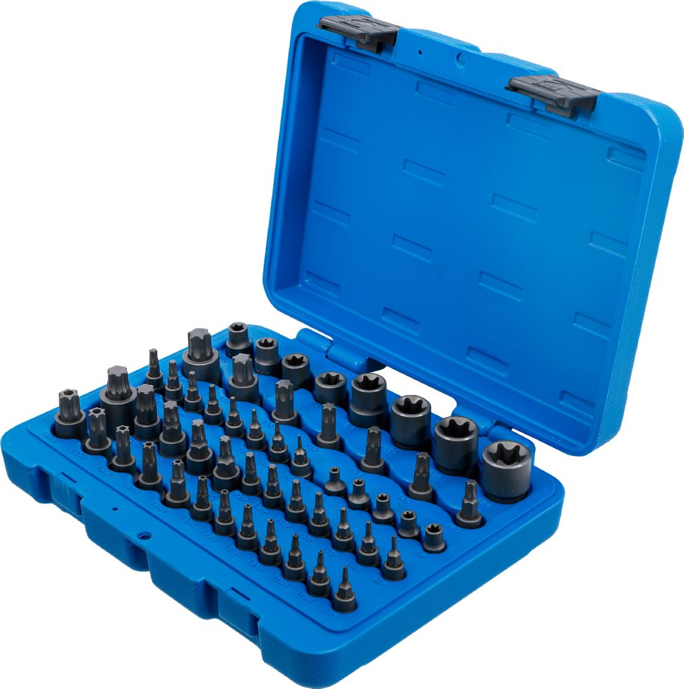 Produktbild BitEinsatz und Steckschlüssel Einsatz Satz 52 teilig Torx bild 3