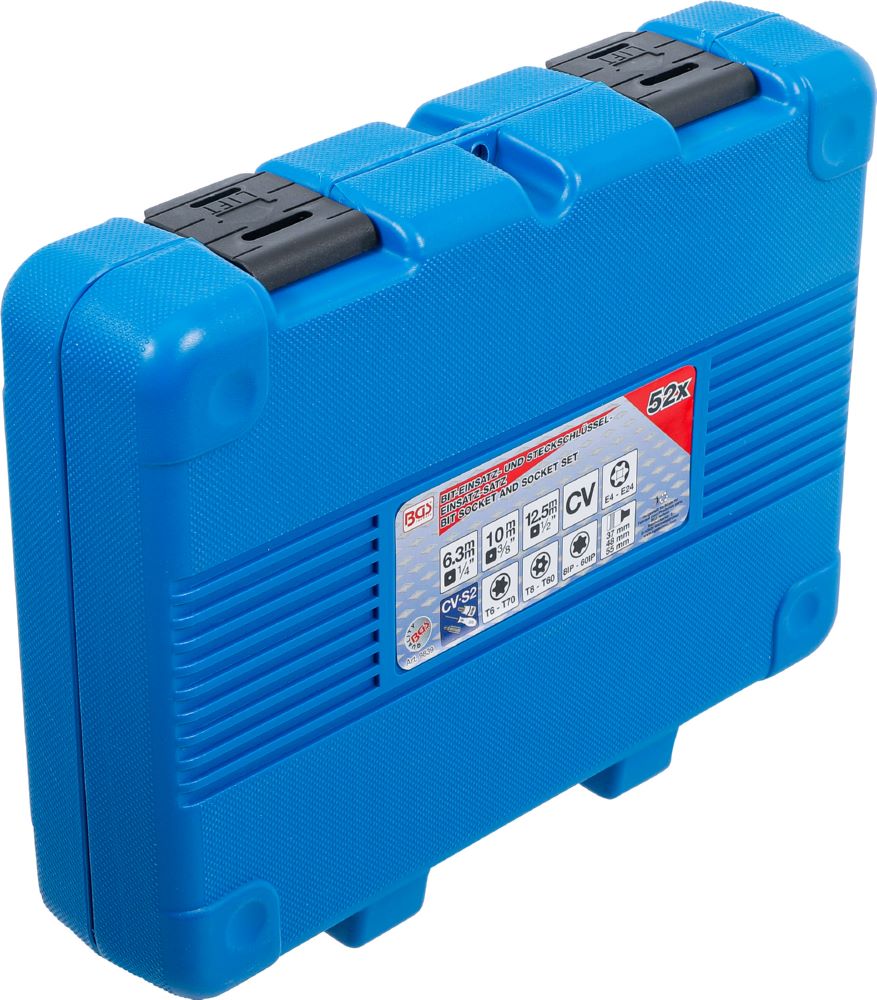 Produktbild BitEinsatz und Steckschlüssel Einsatz Satz 52 teilig Torx bild 5