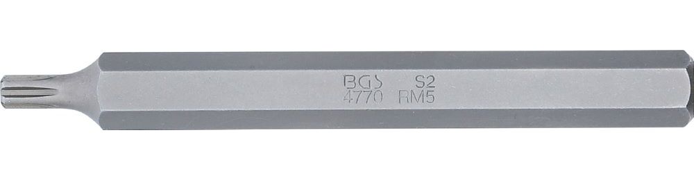 Produktbild Bit Länge 100 mm Antrieb Außensechskant 10 mm 3/8 Zoll Keil-Profil M5 bild 2