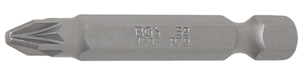 Produktbild BGS Bit Länge 50 mm Kreuzschlitz PZ2 Antrieb Außensechskant 6,3 mm 1/4 Zoll