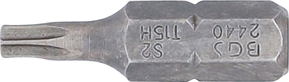 Produktbild BGS Bit Länge 25 mm T15 Antrieb Außensechskant 6,3 mm 1/4 Zoll bild 2